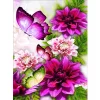 Flower Butterfly   | Full Round Diamond Painting Kits