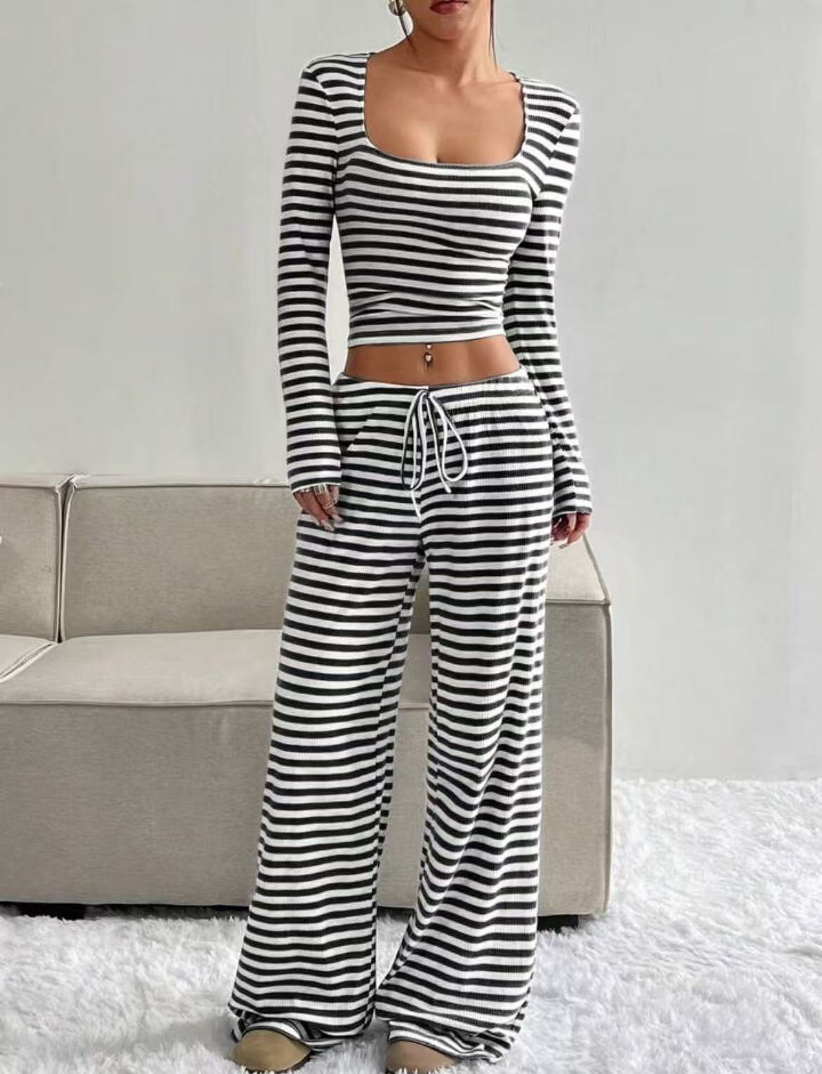 Striped Two-Piece Outfit  - HIGIANNA&reg;