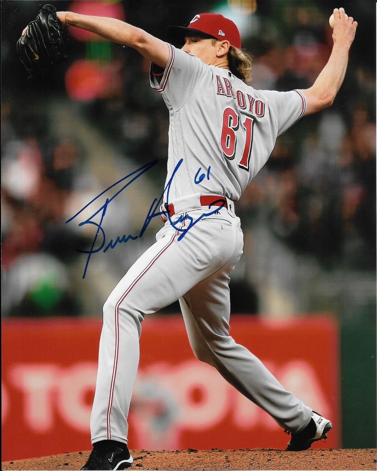 BRONSON ARROYO signed autographed CINCINNATI REDS 8x10 Photo Poster painting w/COA