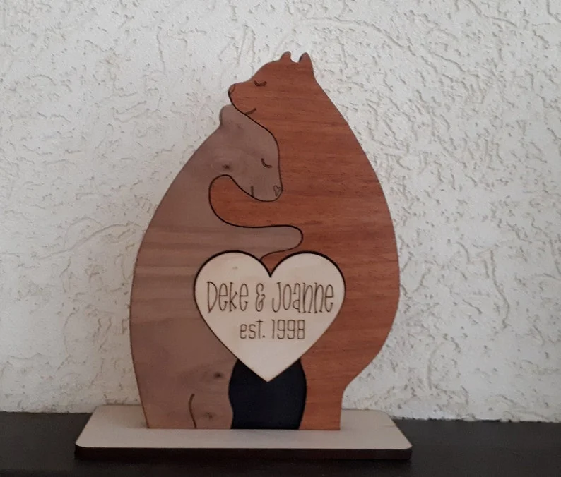 Bear Couple - Freestanding with personalization