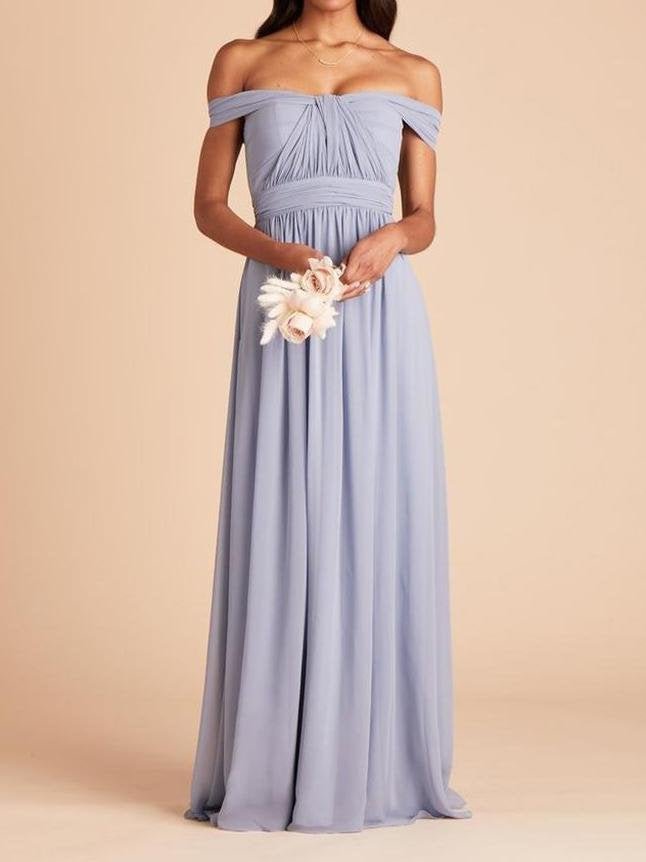 Chiffon Convertible Bridesmaid Maxi Dress