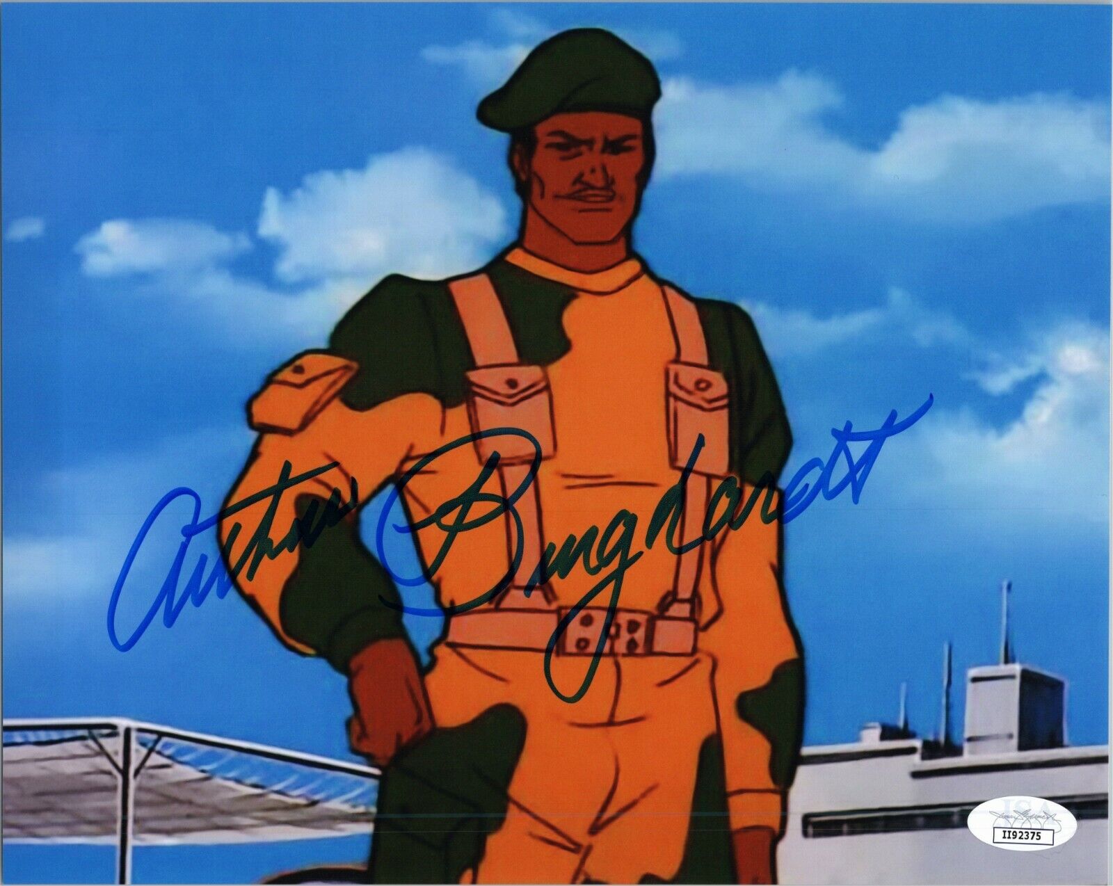 ARTHUR BURGHARDT Authentic Hand-Signed GI JOE - STALKER