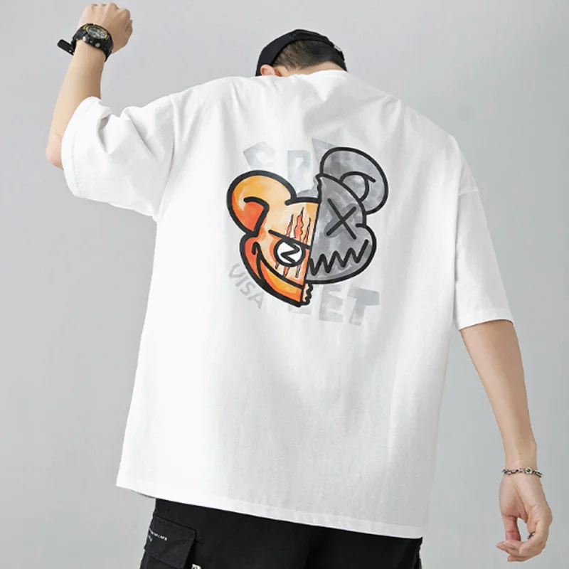 Casual print T-shirt Techwear Shop