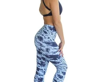 pornhint Pornhint Prema Seamless Tie Dye High Rise Yoga Leggings  with an inside pocket