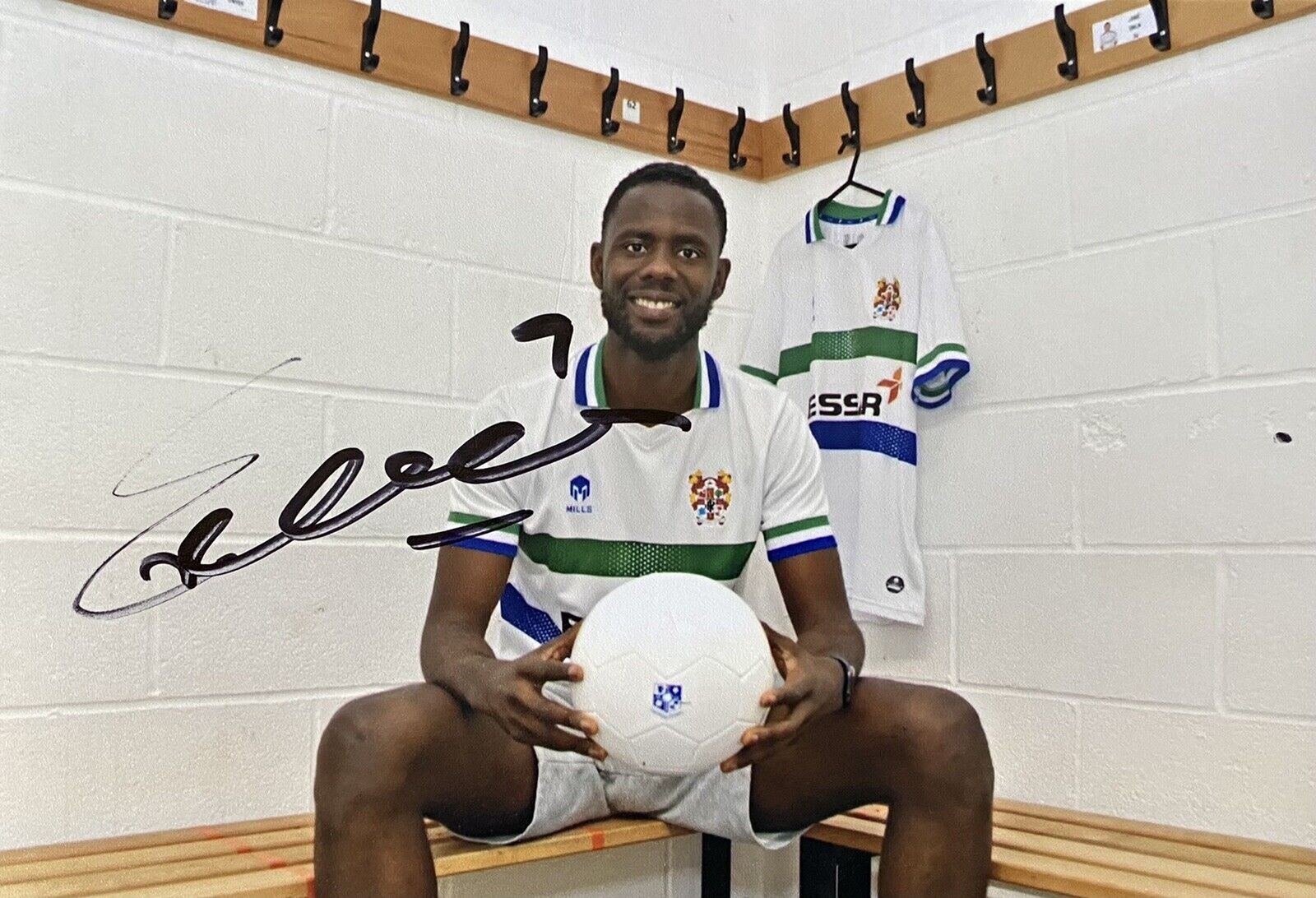 Emmanuel Dieseruvwe Genuine Hand Signed Tranmere Rovers 6X4 Photo Poster painting