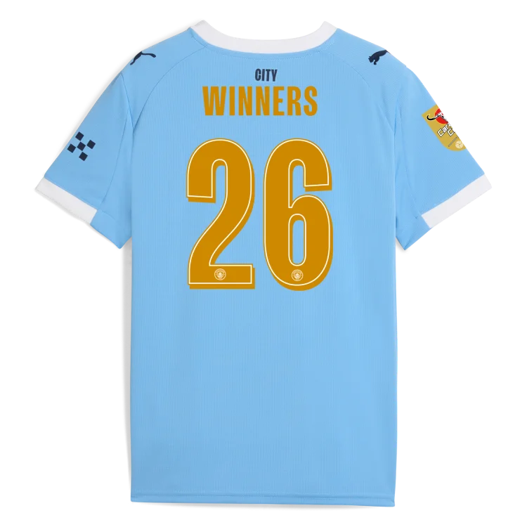 Kids Manchester City 25/26 Carabao Cup Winners' Jersey