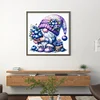 Blueberry Gnome-11CT Stamped Cross Stitch 45*45cm