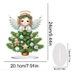 DIY Christmas Tree Angel Diamond Painting Single-sided Acrylic Desktop Ornaments