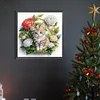 Diamond Painting-DIY Crystal Rhinestone Simple Flower Cat(40x40cm)