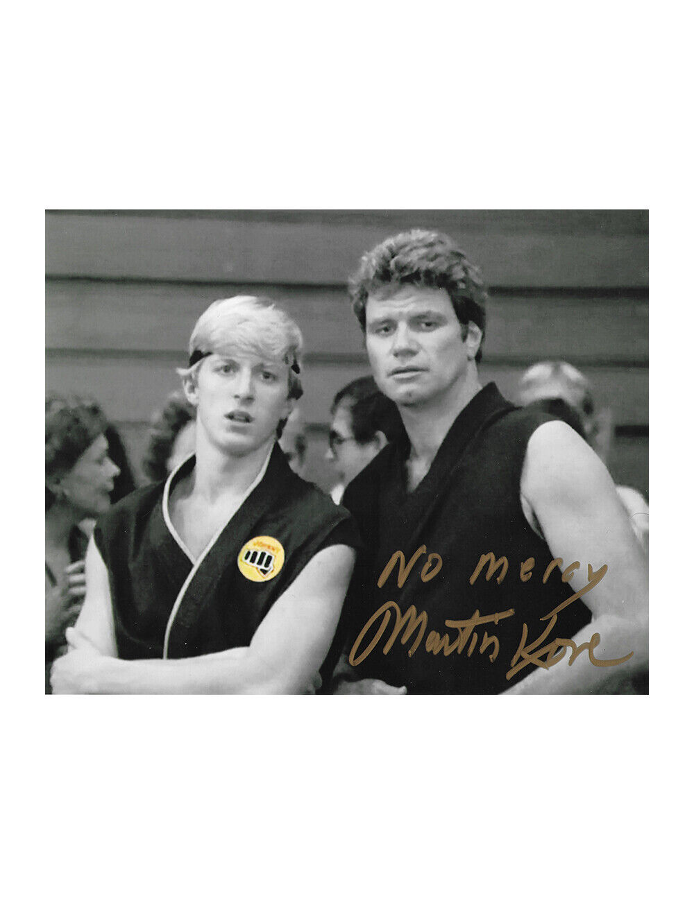 10x8 Karate Kid Print Signed by Martin Kove 100% Authentic + COA