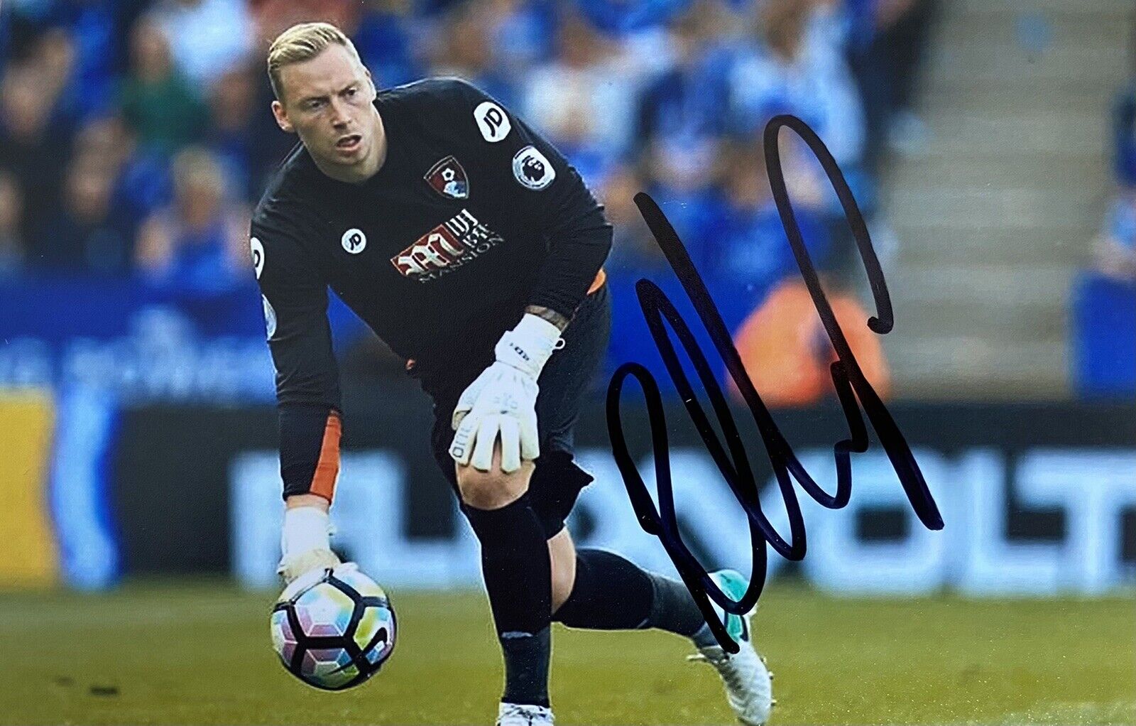 Ryan Allsop Genuine Hand Signed AFC Bournemouth 6X4 Photo Poster painting