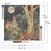 Diamond Painting-DIY Full Round Drill Autumn Scene(40x40cm)