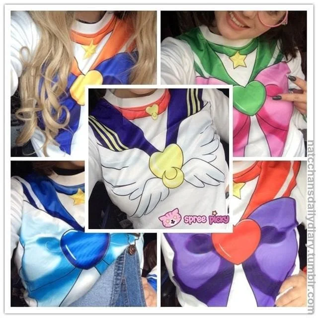 Final Stock! Sailor Moon Series Sweatershirt SP141472-SP141494