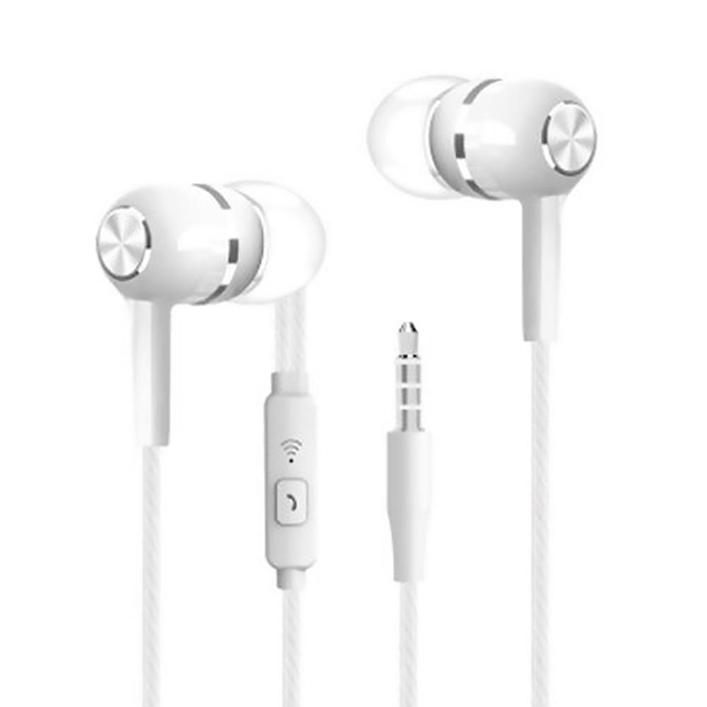 

K1 HiFi Earphones 3D Surround Headset In Ear 3.5mm Earbuds with Mic (White), 501 Original