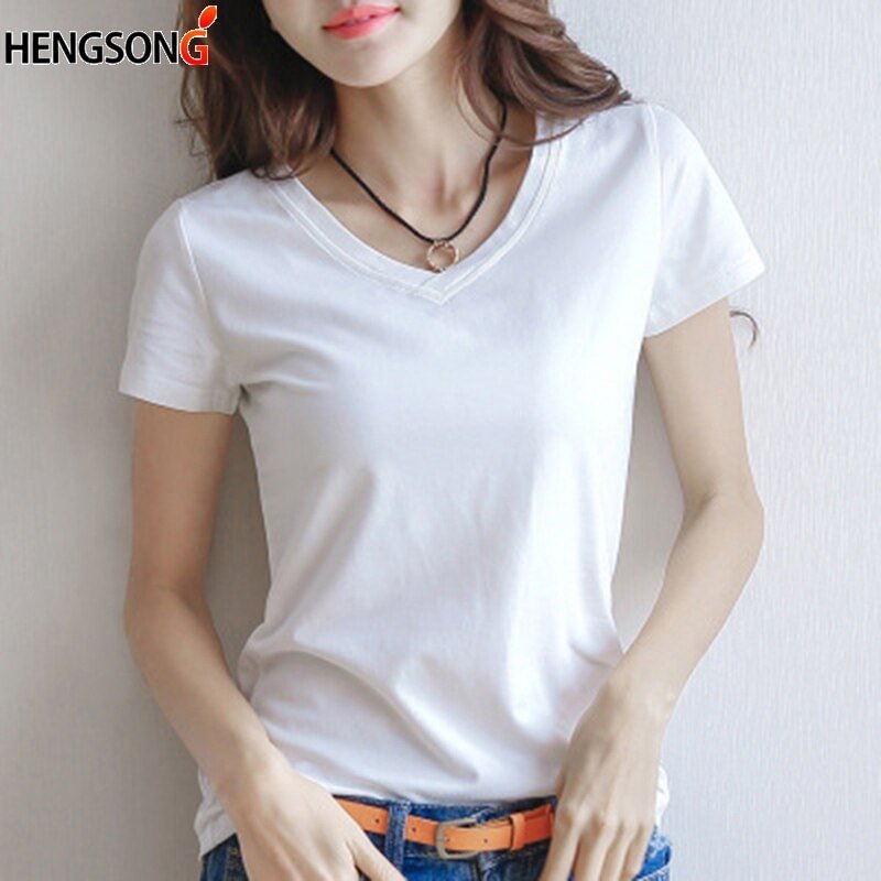 Mongw Basic T Shirt Women Long Sleeve Womens Tops  Spring Autumn Tee Shirt Women Korean Style T-Shirt New o/v Neck T Shirt