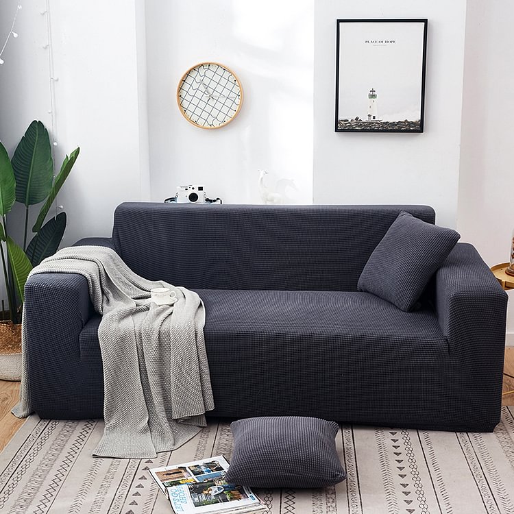 SOFA COVER-METAL GRAY