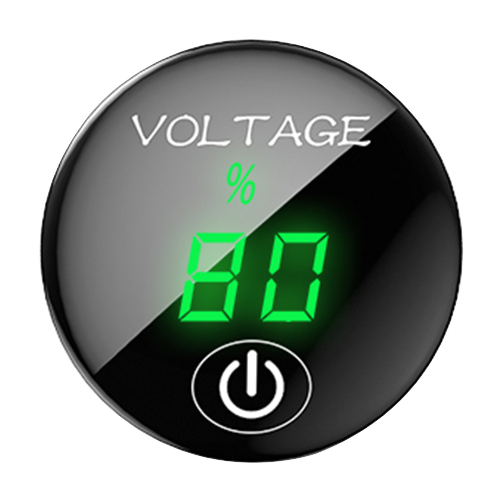 

Car Dc 5-48V Panel Voltmeter Touch Switch Battery Capacity Tester, Green, 501 Original