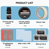 Car Chrome Repair Agent Restore Lustre Rust Remover for Car Maintenance Cleaning