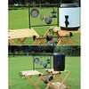 Outdoor Table Hanging Rod Portable Camping Picnic BBQ Hiking Storage Rack