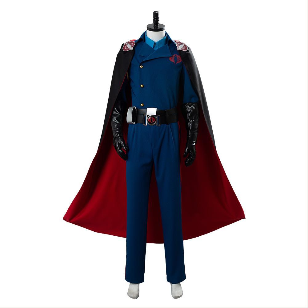 G.I. Joe The Rise of Cobra Commander Uniform Outfit Cosplay Costume