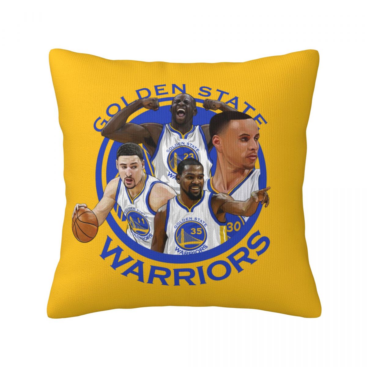 Golden State Warriors Players GSW Logo Pillow Covers 18x18 Inch