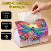 Butterfly Diamond Painting Tissue Box Cover DIY Desk Organizer