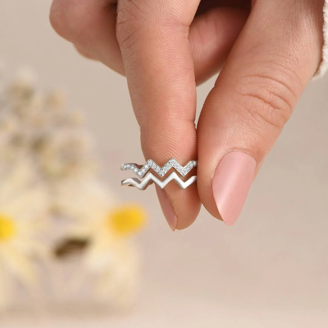 To My Daughter 'Highs and Lows' Ring