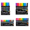 Dual Line Outline Markers with Shimmering Effect Sparkle Doodle Shimmer Marker Drawing Pens for Journaling Coloring Art Planning Supplies