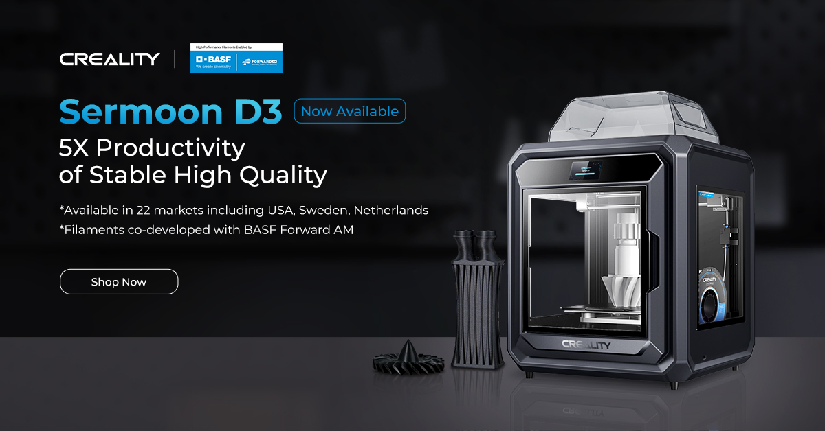 Sermoon d3 3d printer