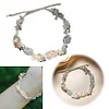 Crystal Bracelet DIY Material Pack Natural Stone Bracelet for Crystal Lovers