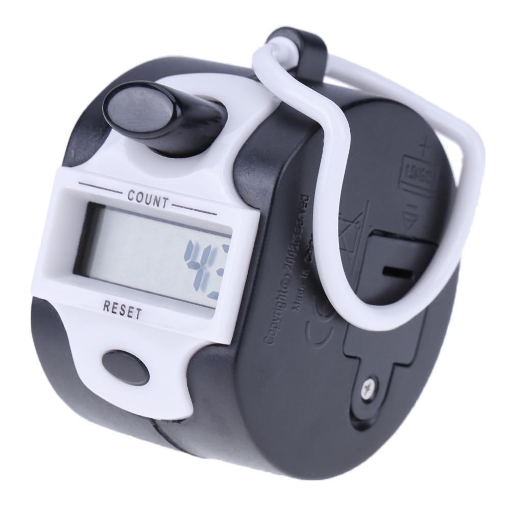 

Tally Counter Clicker 5 Digit Number Handheld Manual Digital Counter White, 501 Original