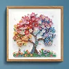 Papier Quilling Baum des Lebens - speziell geformtes Diamond Painting - 30*30cm