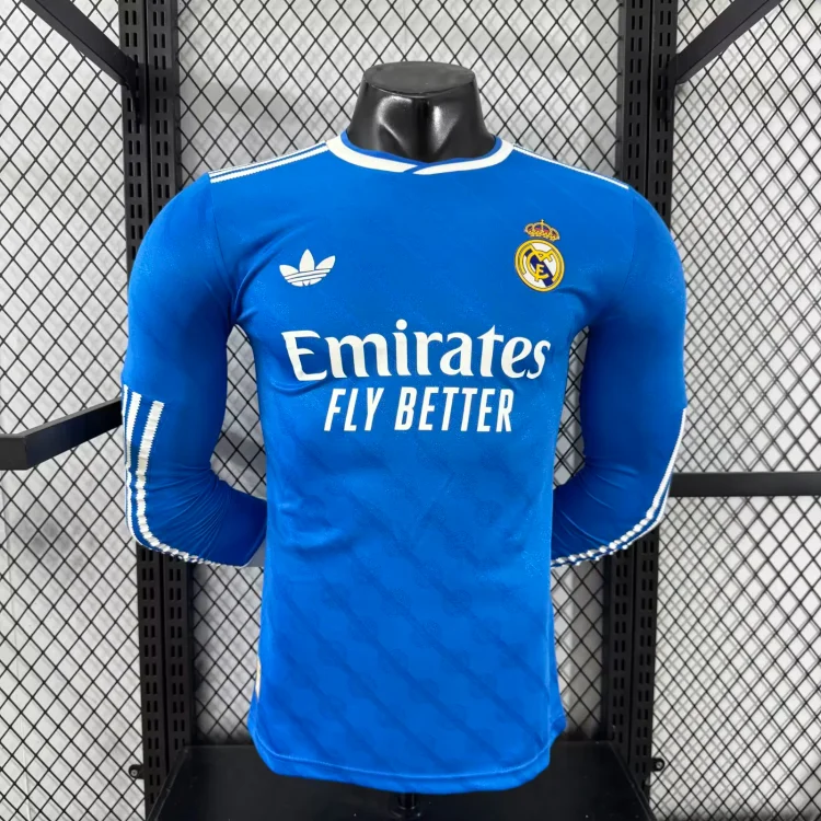 2025-26 New Season-Real Madrid Two-Passenger Long Sleeve Jersey-Player Edition