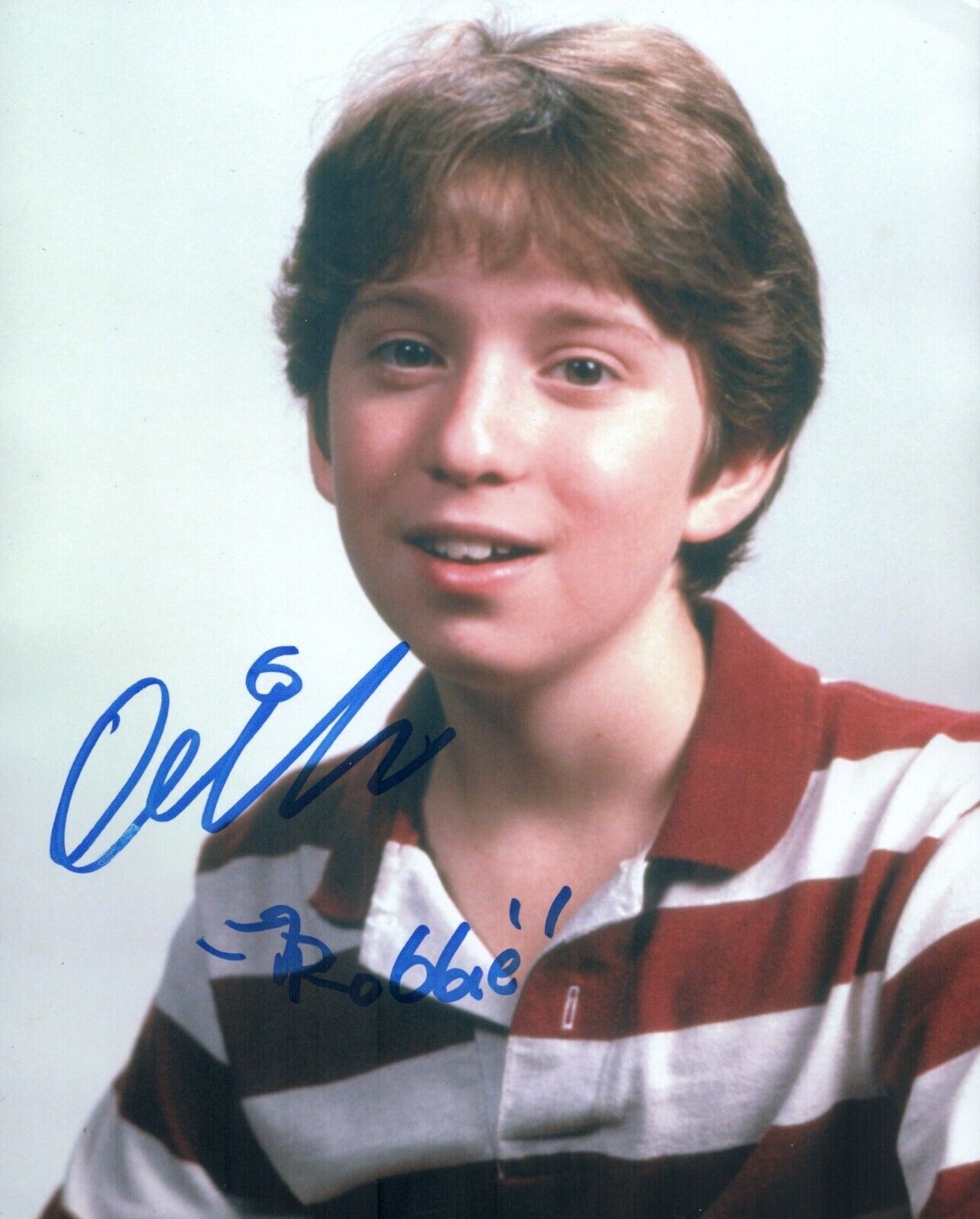 OLIVER ROBINS Signed ROBBIE 8x10 Photo Poster painting POLTERGEIST Horror Authentic Autograph