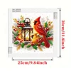 Cardinal Lantern-Special Shaped Diamond Painting