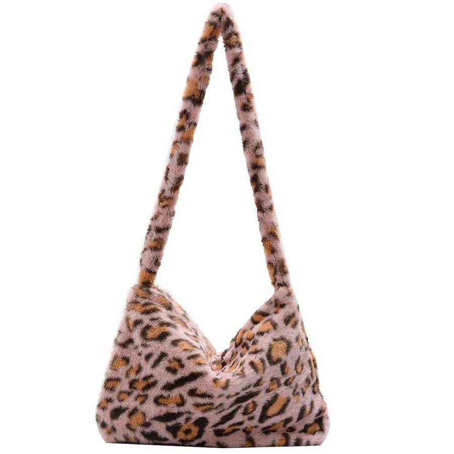 Phoebe Leopard Fur Bag KISS KIWI August Lemonade