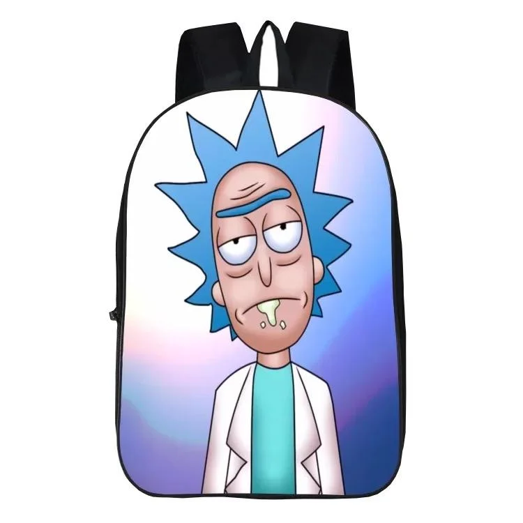 Buzzdaisy Anime Rick Andy Morty #9 Backpack School Sports Bag