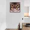 >SALE<5D DIY Diamond Painting Kits Full Round Drill Big Face Cat Mosaic (X637)