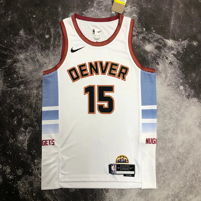 Maillot Denver Nuggets 15 JOKIC NBA Basket Maillot De Fou, site maillot de foot pas cher