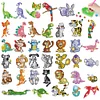 38 PCS DIY Diamond Painting Sticker Gem Sticker Crafts Kits (Dinosaur Bee Turtle)
