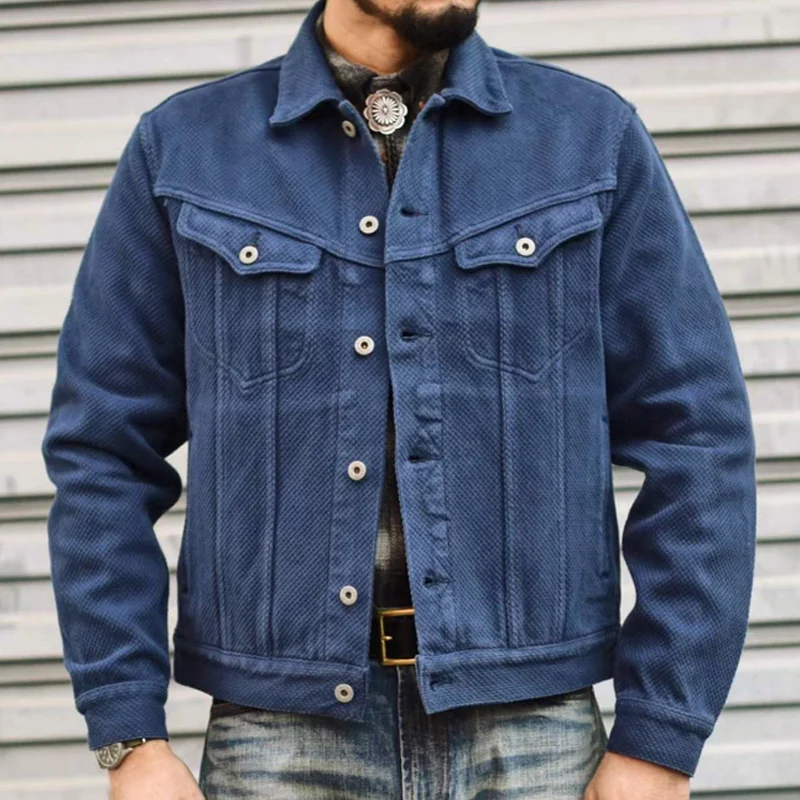 Retro Casual 16oz Thorn Made Old Jacket