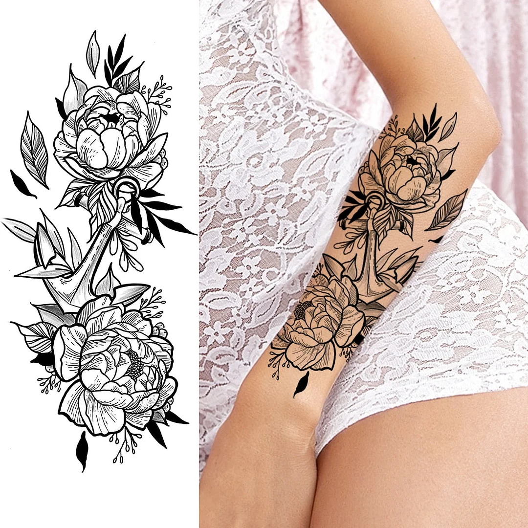 Realistic Snake Unique Forearm Temporary Tattoos For Men Adult Serpent Moon Fake Tattoo Waterproof Body Art Painting Tatoo Paper