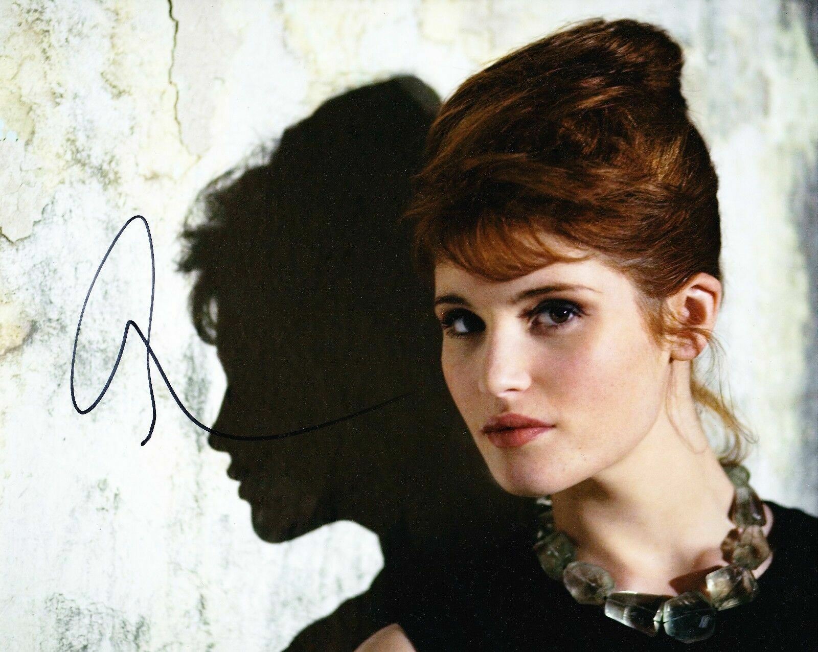 Gemma Arterton SIGNED 10X8 Photo Poster painting Sexy Image James BOND AFTAL COA (7277)