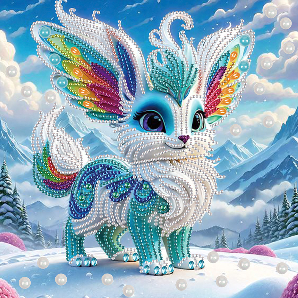 Mythical Animal 30*30cm(canvas) special shaped drill diamond painting