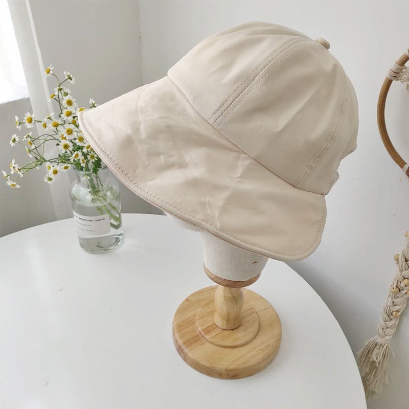 Solid Color Sun-Protection  Hat