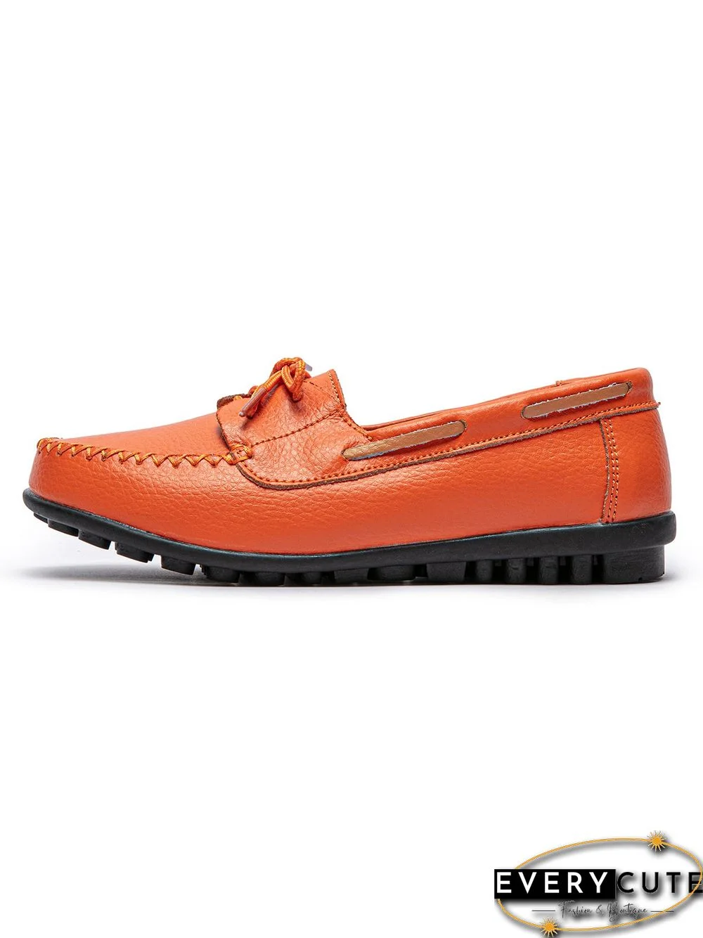 Retro Casual Simple Lace-up Flat Shoes