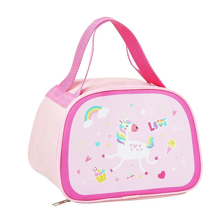 New Cartoon Thermal Lunch Bag for Students, Large Capacity Lunch Tote for Office Workers, Insulated Food Bag From Manufacturer