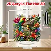 DIY Flower And Bird Cage Diamond Painting Ornaments(Single-Sided)