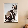 Brown Cat-Special Shaped Diamond Painting