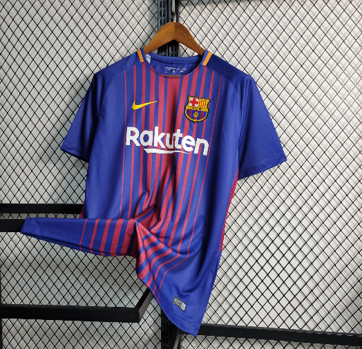 2017-2018 Barcelona Retro Home Football Shirt